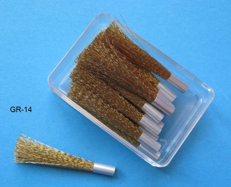 Ersatzbürsten für Messingdraht-Radierstift 4 mm (12er-Pack)