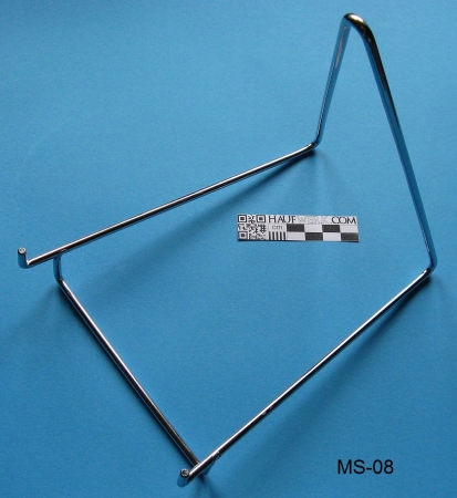 Metallständer verchromt, Höhe 210 mm Breite 170 mm
