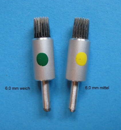 SISMO-Mehrnadelkopf für DREMEL Engraver, 6.0 mm Breite, verschiedene Härten