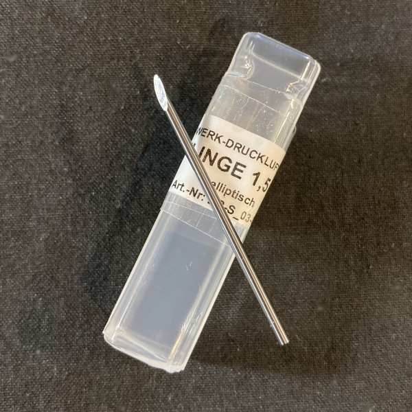 HAUFWERK Druckluft-Schaber – Klinge 1,5 mm, elliptisch