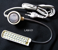 Tageslicht-LED-Arbeitslampe mit Schwanenhals und magnetischem Fuß