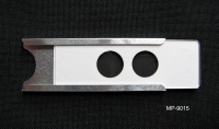 Frankezelle mit 2 Vertiefungen Ø 12.5 mm, schwarzer Hintergrund – 10er Pack